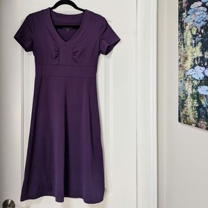 EDDIE BAUER Travex Deep Purple/ Eggplant/Plum Color Dress